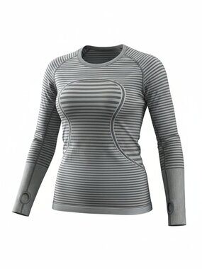 Lululemon Swiftly Tech Long Sleeve Crew Heathered Slate (3rd Release) 12 W3M22S